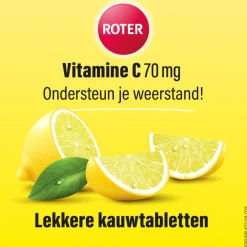 2x Roter Vitamine C 70 mg Citroen 200 kauwtabletten