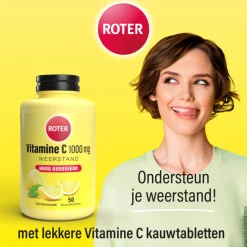 2x Roter Vitamine C 1000 mg Sterk Citroen 50 kauwtabletten