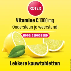 2x Roter Vitamine C 1000 mg Sterk Citroen 50 kauwtabletten