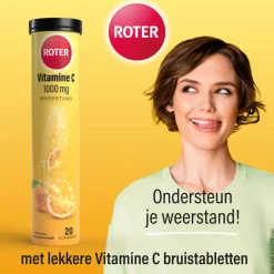 2x Roter Vitamine C Bruis 1000 mg 20 bruistabletten