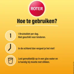 2x Roter Vitamine C Bruis 1000 mg 20 bruistabletten