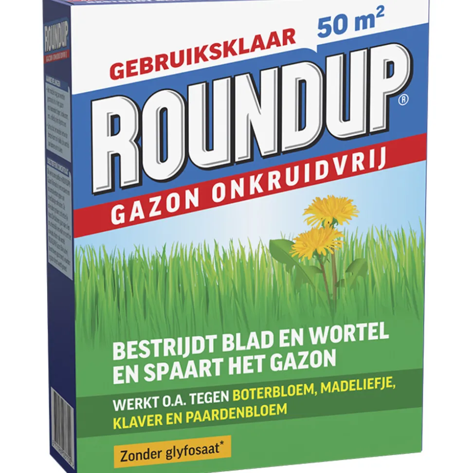 2x Roundup Gazon Onkruidvrij 1 kg