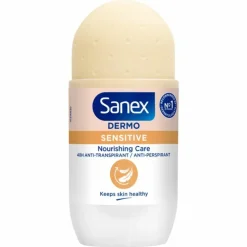 6x Sanex Deodorant Roller Dermo Sensitive 50 ml