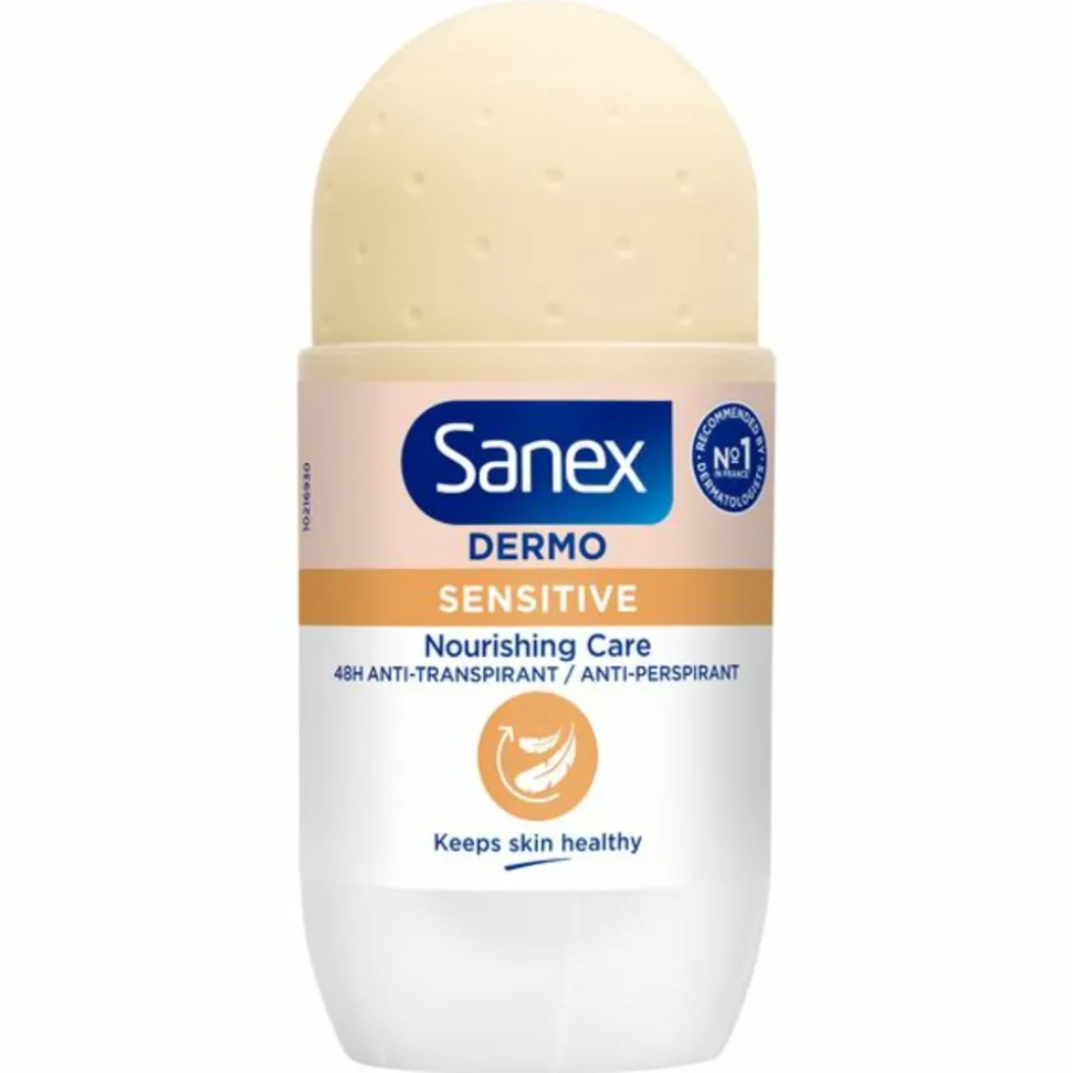 6x Sanex Deodorant Roller Dermo Sensitive 50 ml