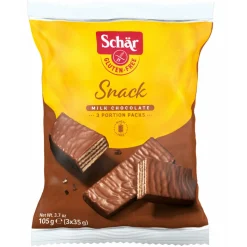12x Schar Snack Chocoladewafels 105 gr