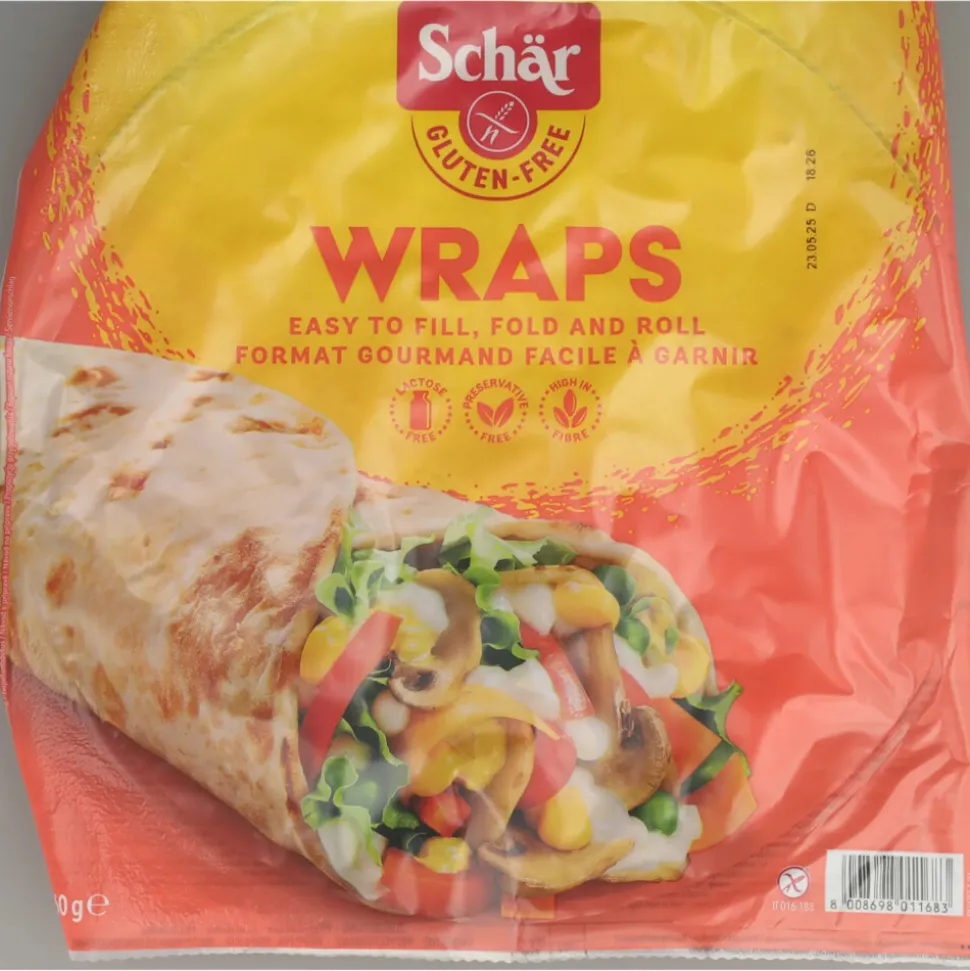 6x Schar Tortilla Wraps 2 stuks 160 gr