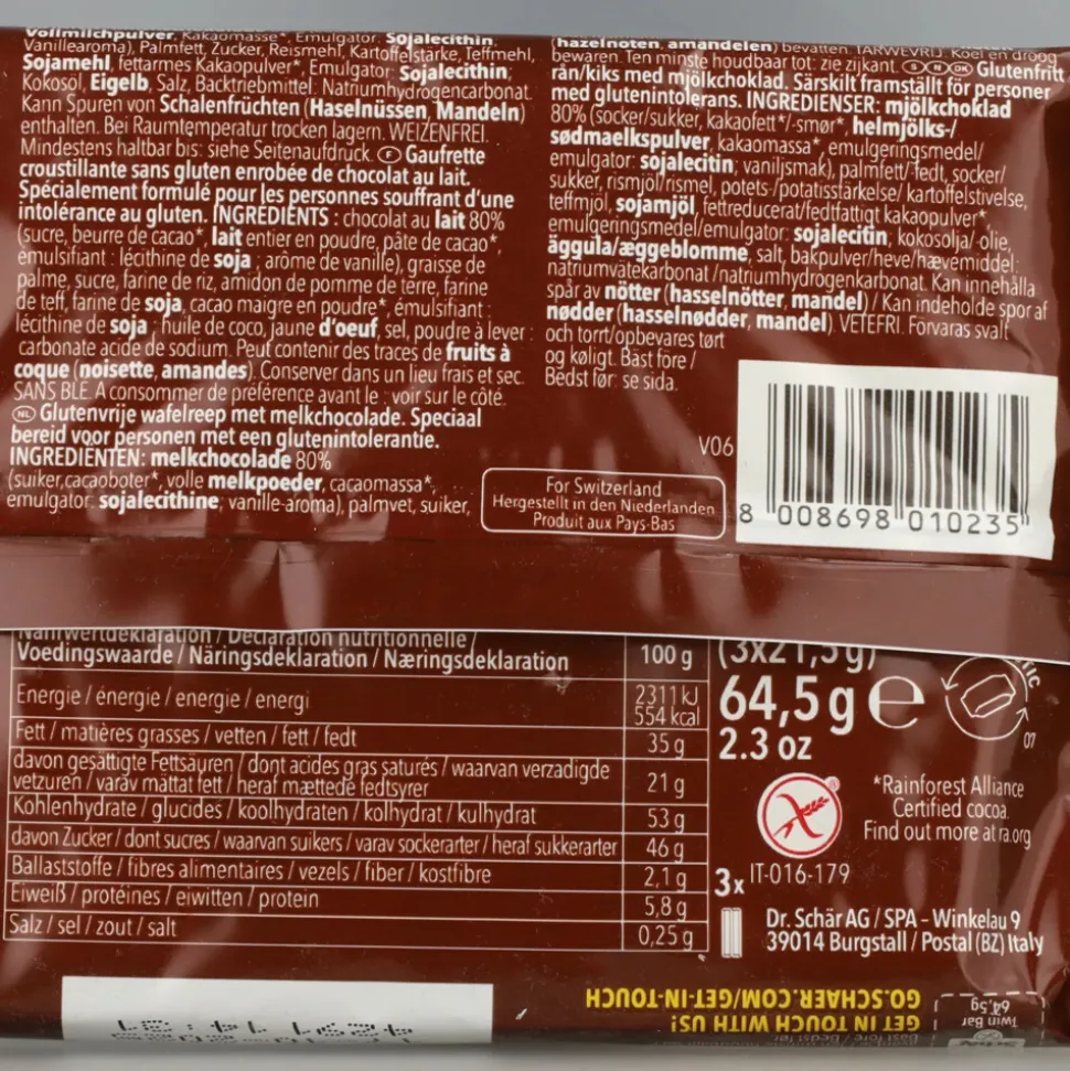 14x Schar Twin Bar 3 stuks