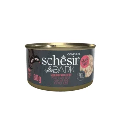 12x Schesir After Dark Paté Kip & Rund 80 gr