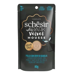 12x Schesir After Dark Velvet Mousse Kip & Kwartelei 80 gr
