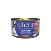 12x Schesir Complete & Balanced Kattenvoer Tonijn en Rundvlees in Boullion 85 gr
