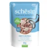 12x Schesir Kattenvoer Tonijn - Zeebaars in Gelei 85 gr