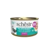 12x Schesir Kattenvoer Tonijn en Zeebrasem in Boullion 70 gr