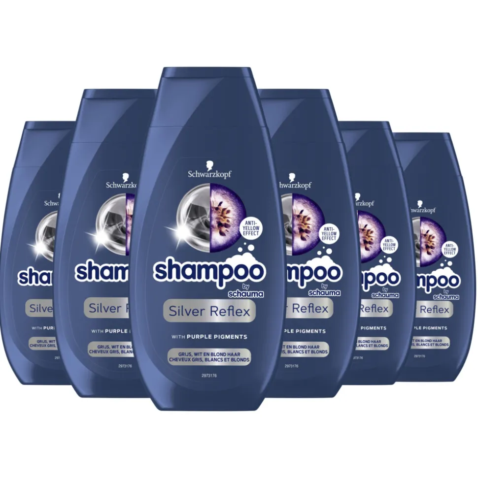 6x Schwarzkopf Silver Reflex Shampoo 250 ml