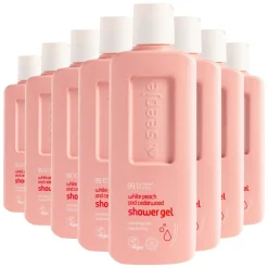 8x Seepje Witte Perzik en Cederhout Douchegel 300 ml
