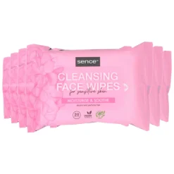 6x Sence Gezichtsreinigingsdoekjes Gevoelige Huid 20 stuks