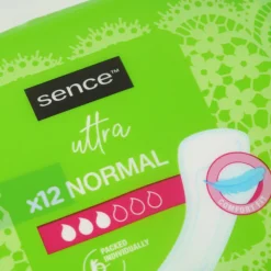 6x Sence Maandverband Normaal Zonder Vleugels 12 stuks