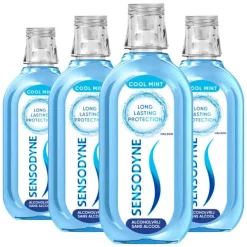 4x Sensodyne Mondwater Fresh & Cool 500 ml