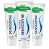 3x Sensodyne Tandpasta Fresh Mint 75 ml