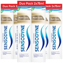3x Sensodyne Tandpasta MultiCare Duo 2 x 75 ml