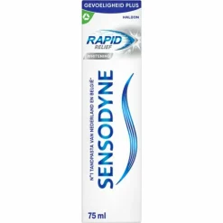 6x Sensodyne Tandpasta Rapid Relief Whitening 75 ml