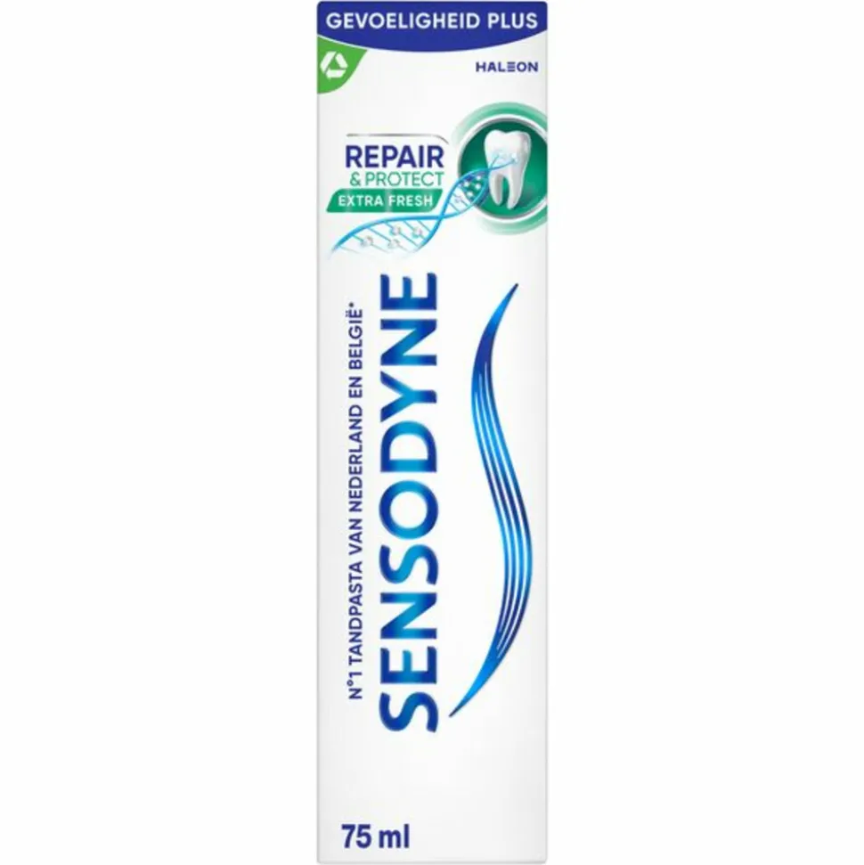 3x Sensodyne Tandpasta Repair & Protect Extra Fresh 75 ml