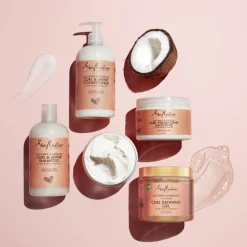 6x Shea Moisture Curl Defining Haargel Coconut & Hibiscus + Flaxseed 431 ml