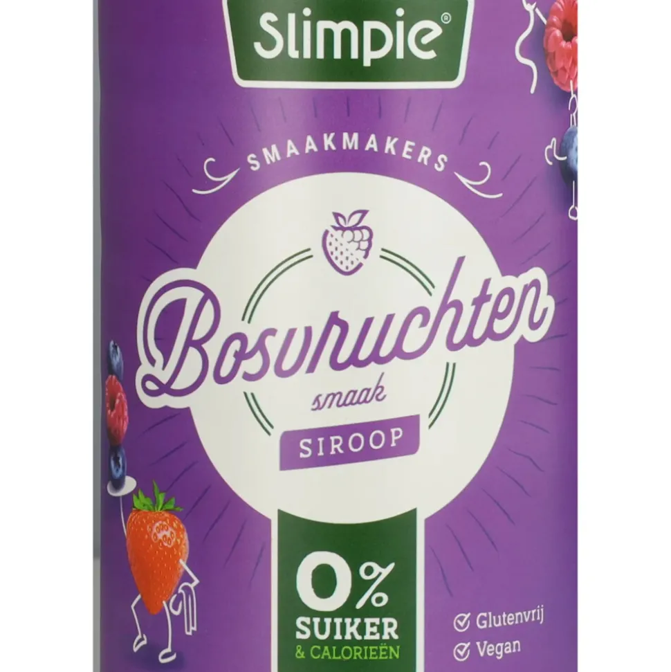 3x Slimpie Siroop Bosvruchten 650 ml