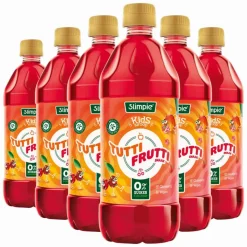 6x Slimpie Siroop Kids Tutti Frutti 580 ml