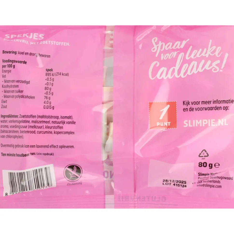 5x Slimpie Spekjes 80 gr