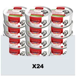 24x Smolke Hondenvoer Soft Paté Rund 125 gr