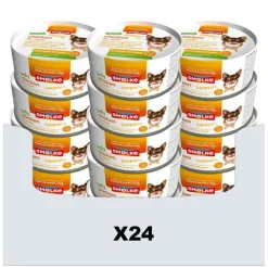 24x Smolke Hondenvoer Soft Paté Kip 125 gr