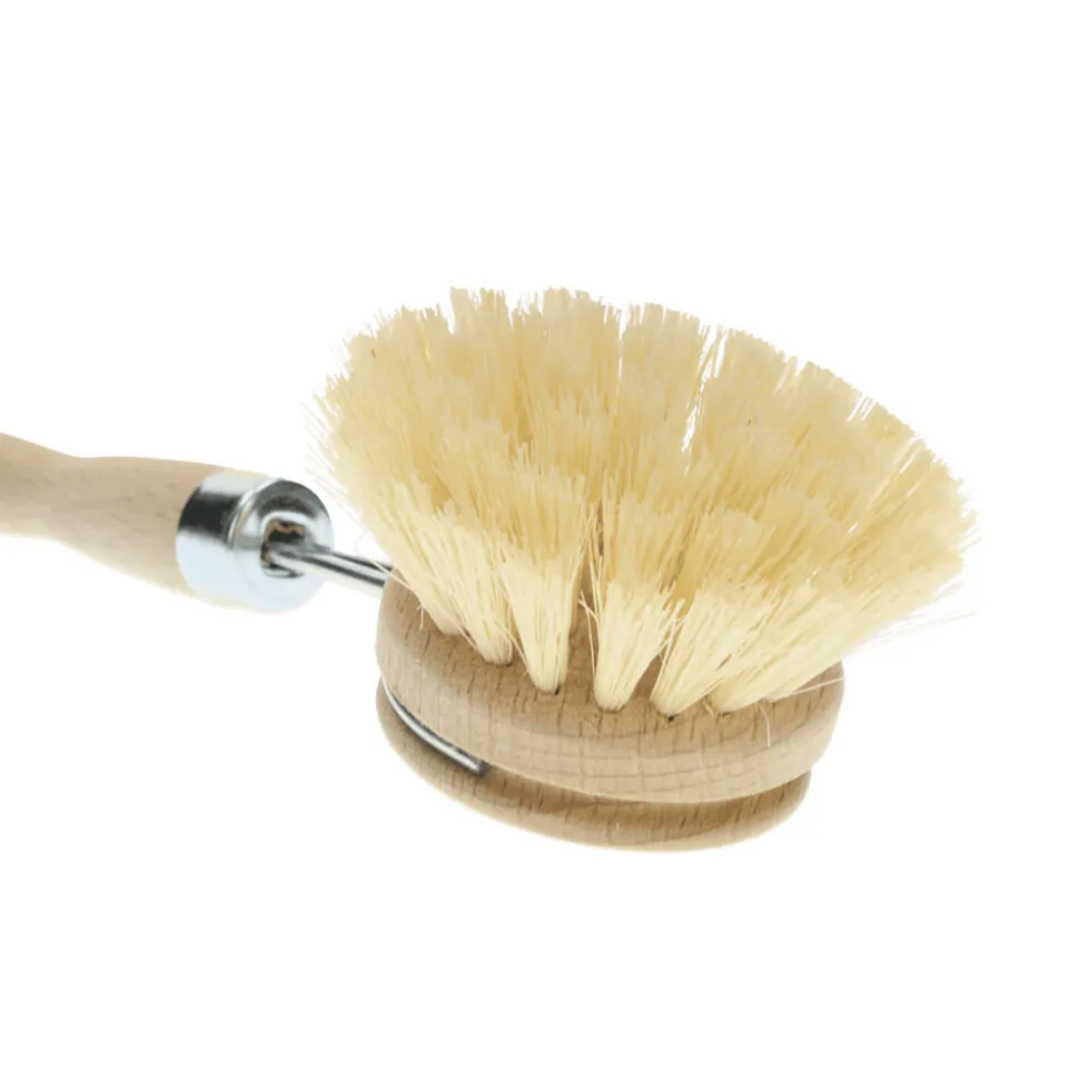 12x Sorbo Houten Afwasborstel Rond Regular