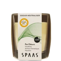 6x SPAAS Kaars in Glas Anti-Huisdier Ivoor