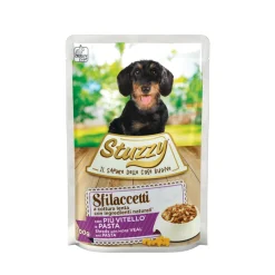 24x Stuzzy Hond Shreds Kalf - Pasta 100 gr
