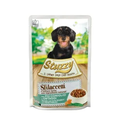 24x Stuzzy Hond Shreds Konijn - Groente 100 gr