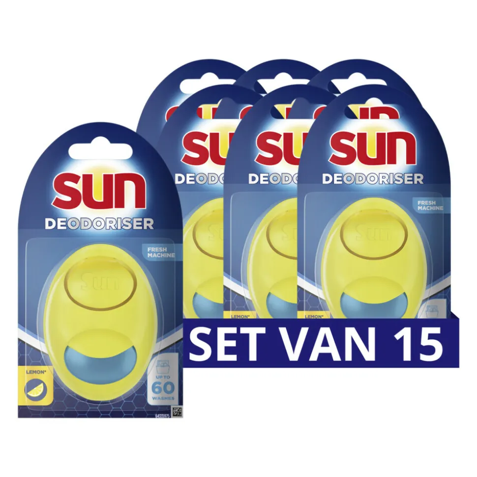15x Sun Vaatwasmachine Verfrisser Citroen