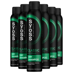 6x Syoss Anti-Grease Droogshampoo 200 ml