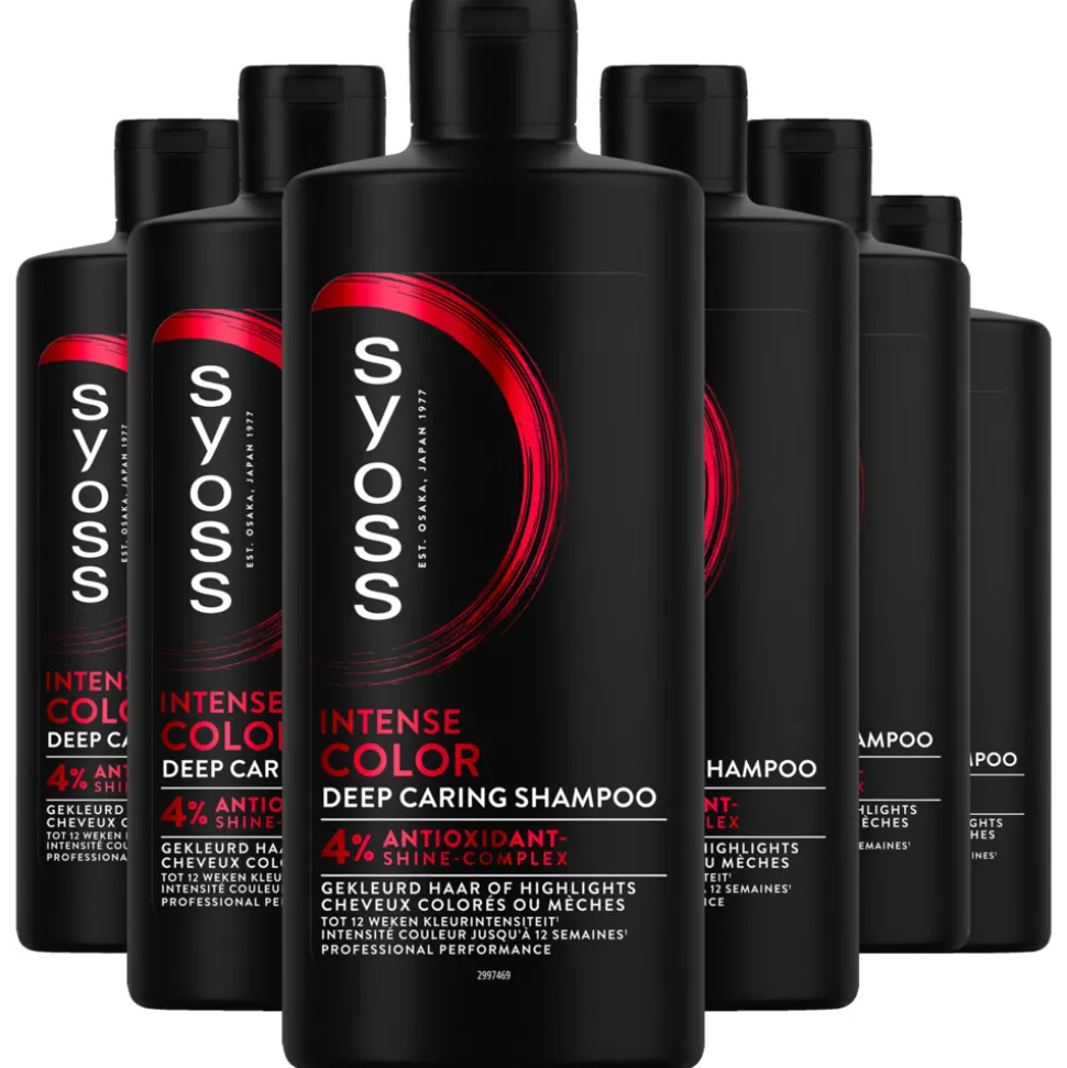 6x Syoss Color Shampoo 440 ml