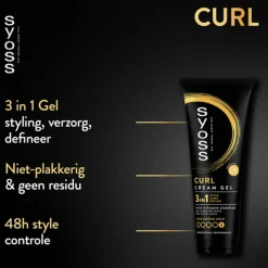 6x Syoss Curl Control Gel 250 ml