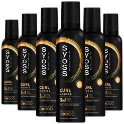 6x Syoss Curl Haarmousse 250 ml
