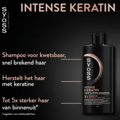 6x Syoss Keratin Shampoo 440 ml