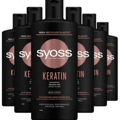 6x Syoss Keratin Shampoo 440 ml