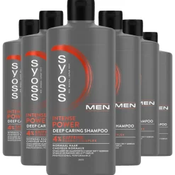 6x Syoss Men Power Shampoo 440 ml
