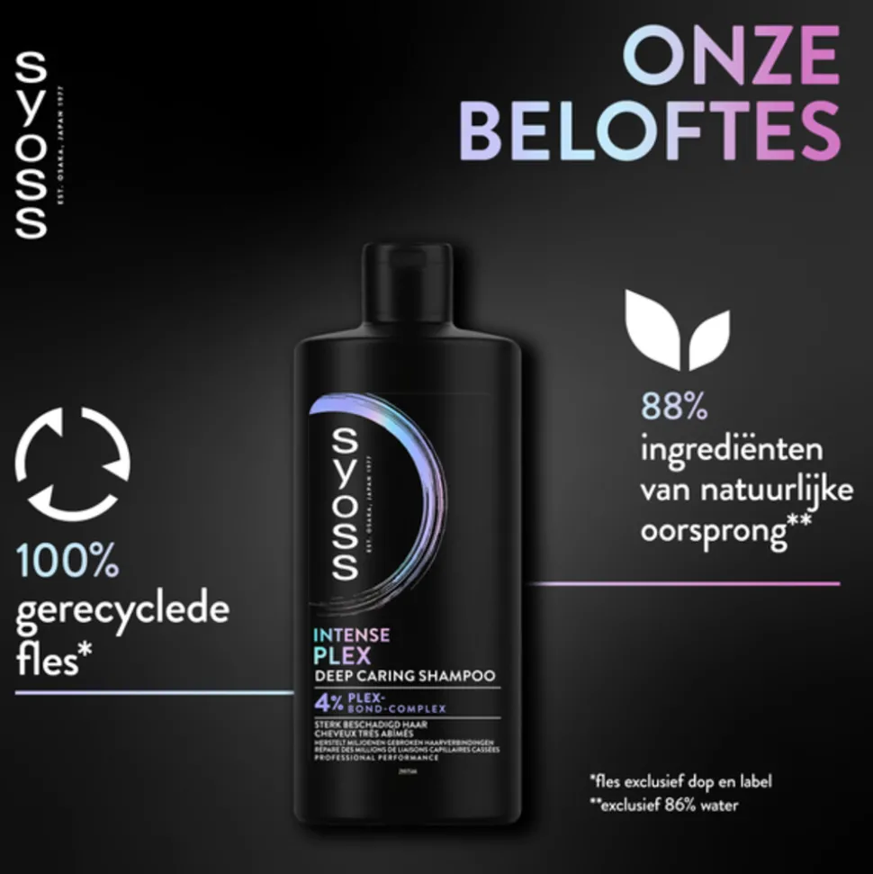 6x Syoss Plex Shampoo 440 ml