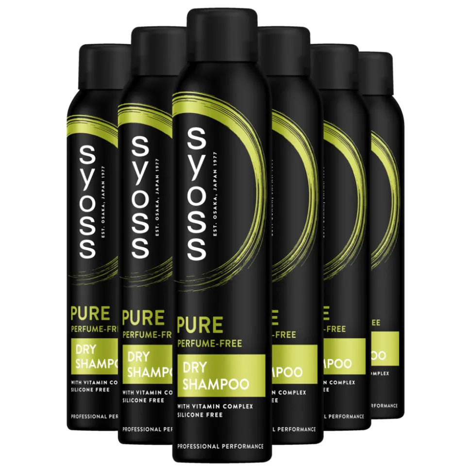 6x Syoss Pure Fresh Droogshampoo 200 ml