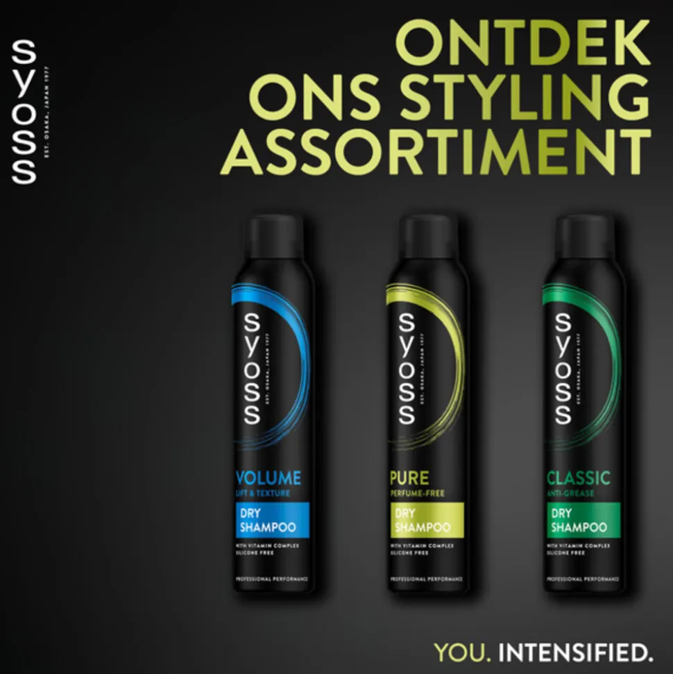 6x Syoss Pure Fresh Droogshampoo 200 ml