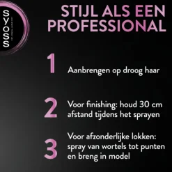 6x Syoss Shine Hold Haarspray 300 ml