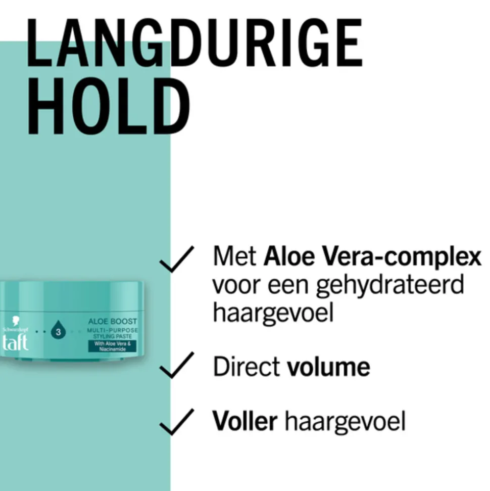 6x Taft Aloe Boost Haarpaste 75 ml