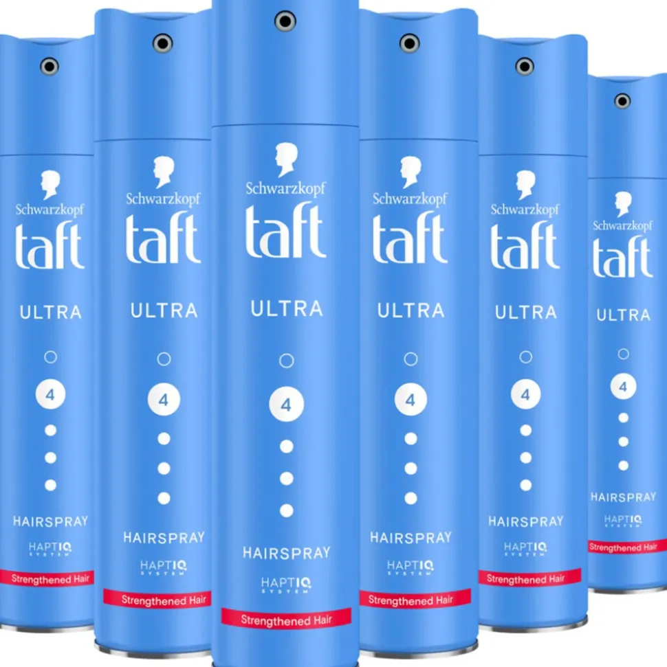 6x Taft Hairspray Ultra Strong 250 ml