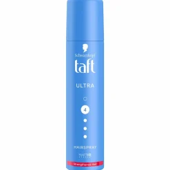 12x Taft Hairspray Ultra Strong Pocket Size 75 ml